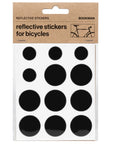 Bookman schwarze runde sticker