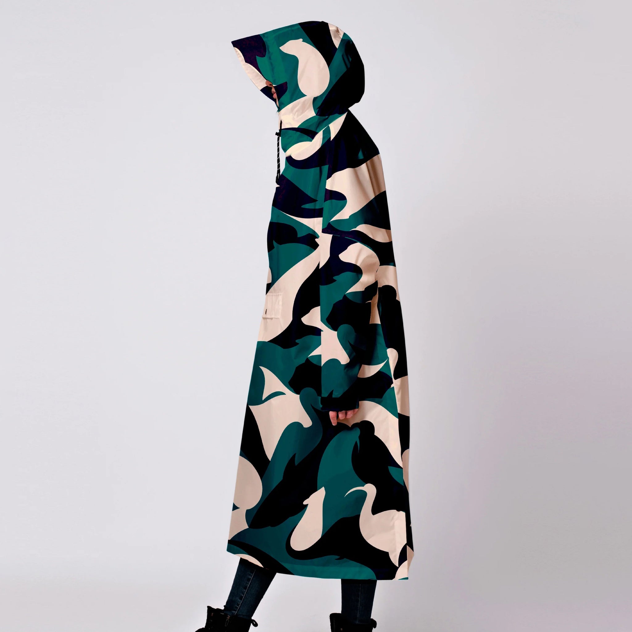 Rainkiss Regenponcho Malika Favre Animo Petrol Allthatiwant