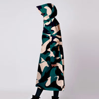 Rainkiss Regenponcho Malika Favre Petrol seitlich