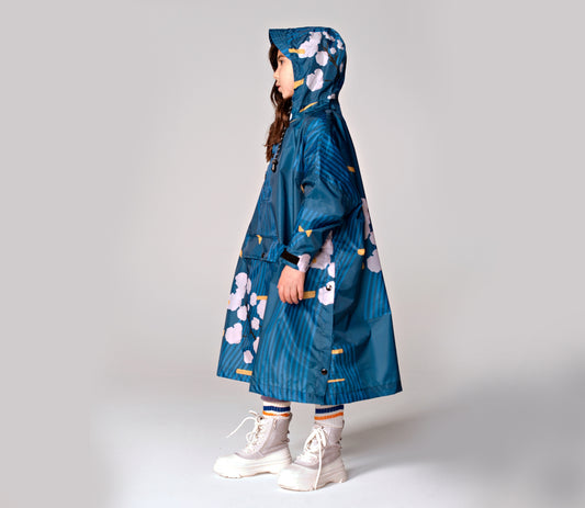 Rainkiss Regenponcho Kinder - Japanese Blossom