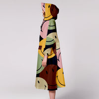 Rainkiss Rain Poncho - Retro Smiley