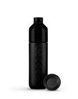 Schwarze DOPPER Insulated Steel – Blazing Black geöffnet auf weißem Hintergrund aus dem Allthatiwant Shop