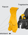 Rainette bicycle rain cover for child seat