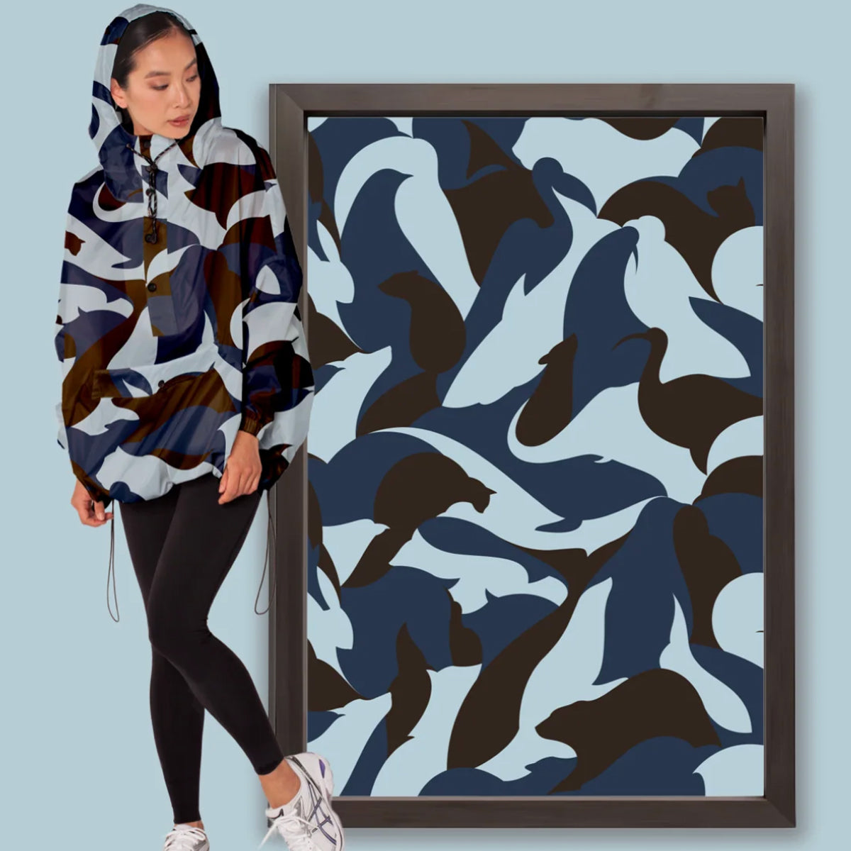 Rainkiss Malika Favre Animo Midnight Anorak