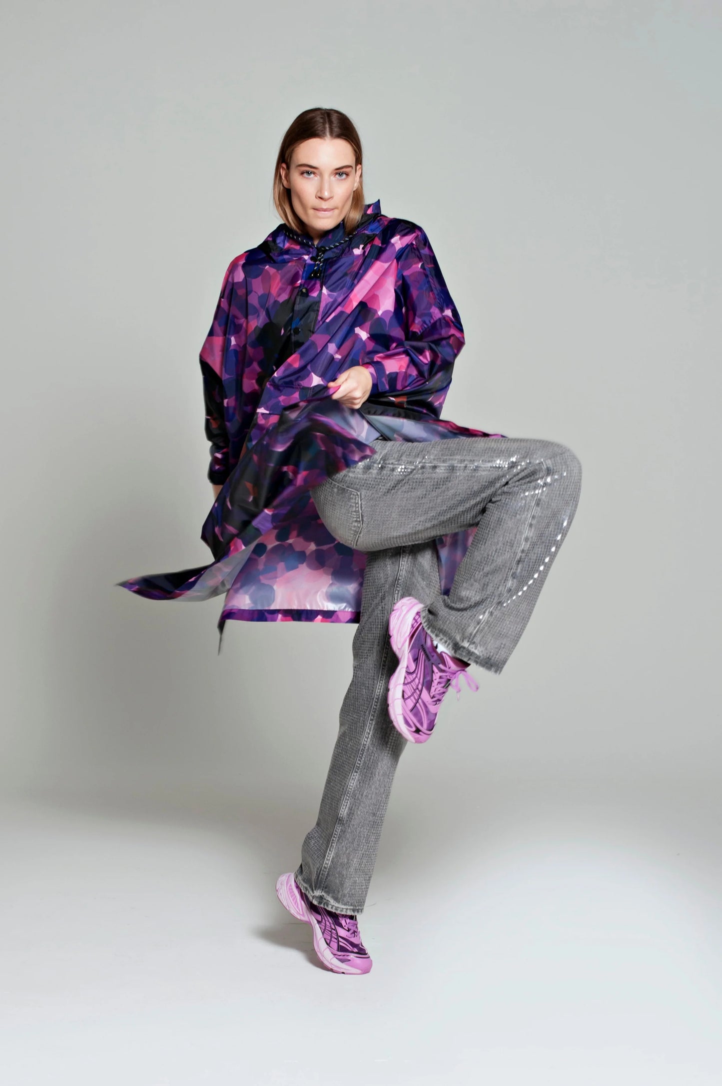 Rainkiss Rain Poncho - Big City Lights 