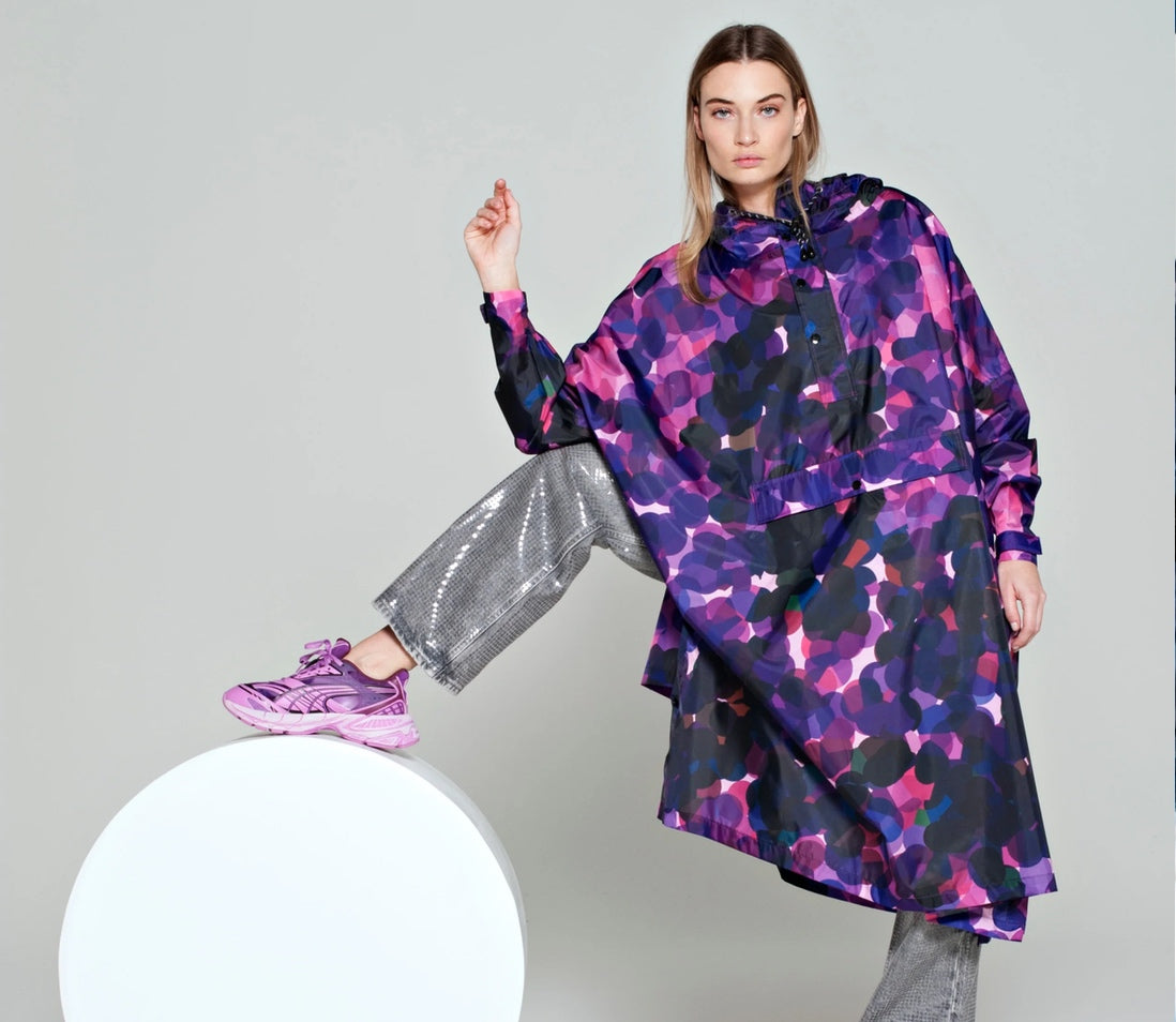 Rainkiss Rain Poncho - Big City Lights 