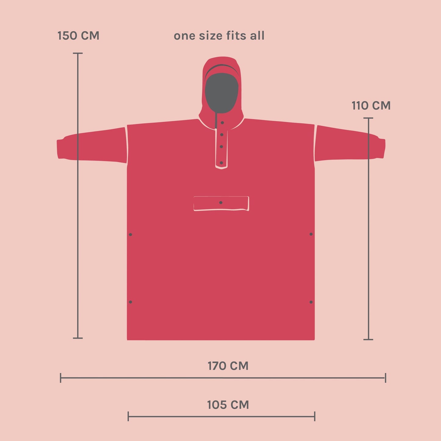Rainkiss Regenponcho - Classic Smile x Smiley